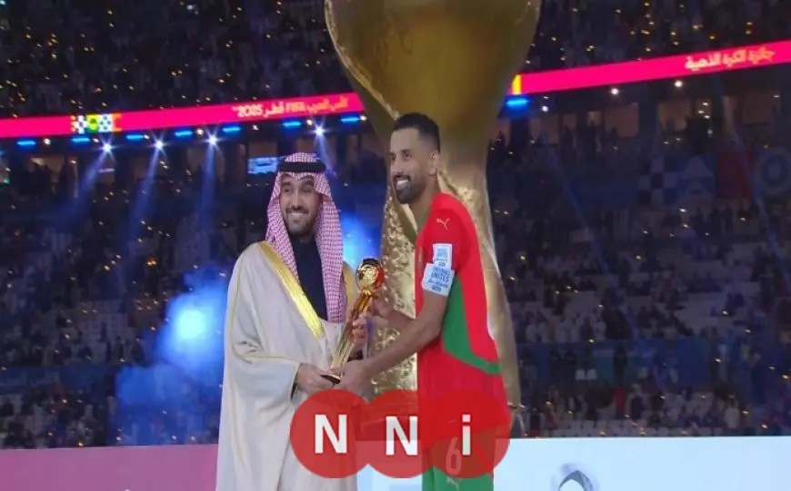 حريمات يحصد لقب أفضل لاعب في كأس العرب