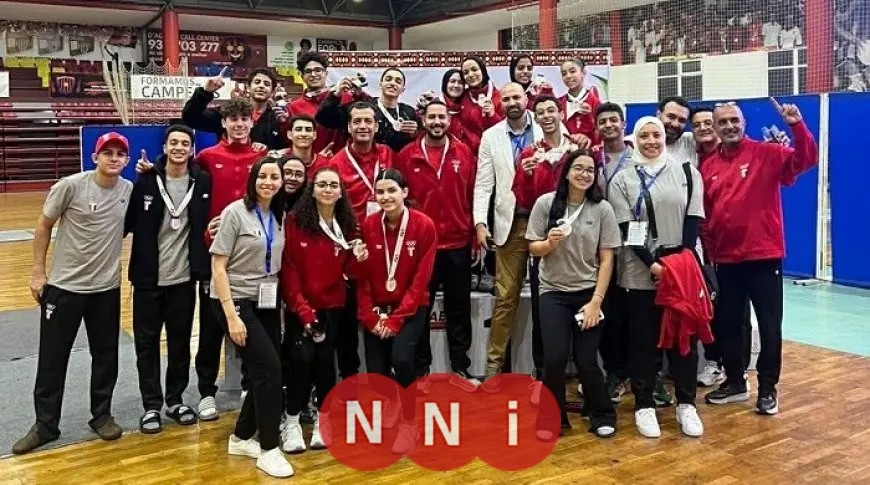 مصر تحقق انتصاراً كبيراً وتحصد ذهبيات فرق السلاح في دورة الألعاب الأفريقية للشباب