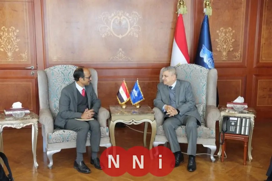 أسامة ربيع يبحث تعاون مشترك مع ممثل الأمم المتحدة للحد من مخاطر الكوارث