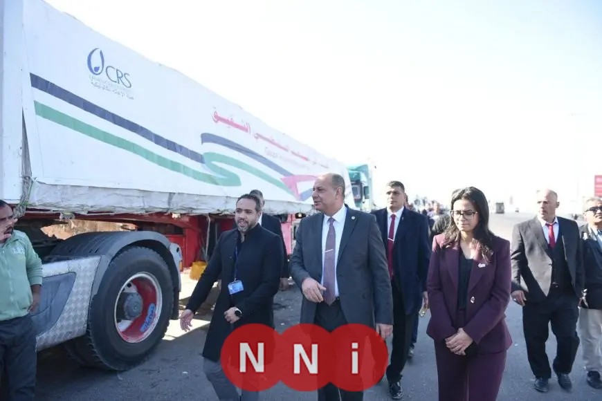 التموين تطلق القافلة الإغاثية العاجلة رقم 15 لدعم غزة