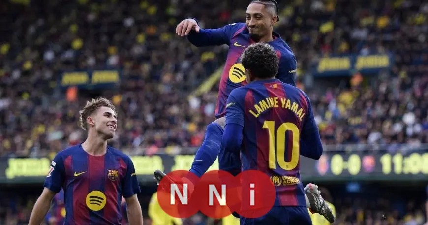 قطار انتصارات برشلونة يواصل دهس الخصوم ومطاردة فياريال في ختام عام مثالي