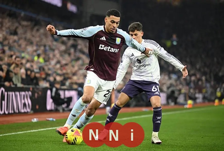 ثنائية أستون فيلا تدك مانشستر يونايتد في الدوري الإنجليزي