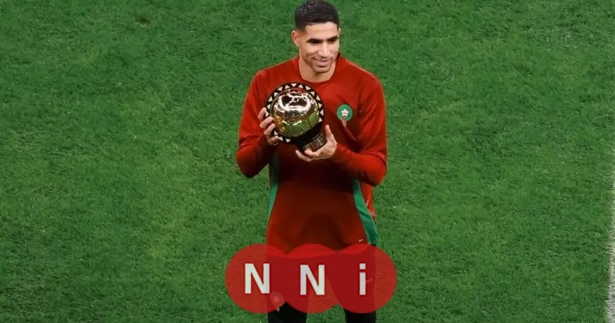 أشرف حكيمي يبرز تألقه بجائزة أفضل لاعب إفريقي قبيل انطلاق الكان