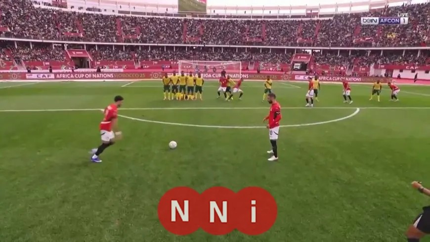 مصر تتقدم على جنوب أفريقيا بفضل هدف صلاح في الشوط الأول الفراعنة يتألقون