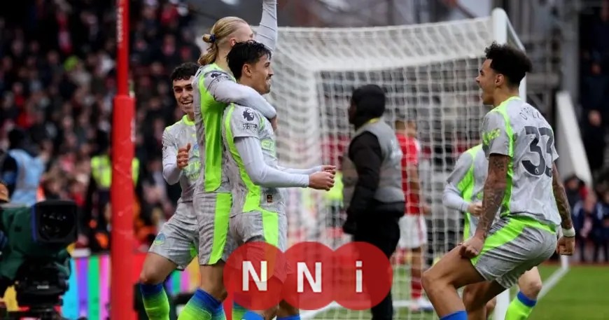 سيتي يصعق فورست بهدف قاتل من الشرقي ويعتلي صدارة الدوري الإنجليزي الممتاز