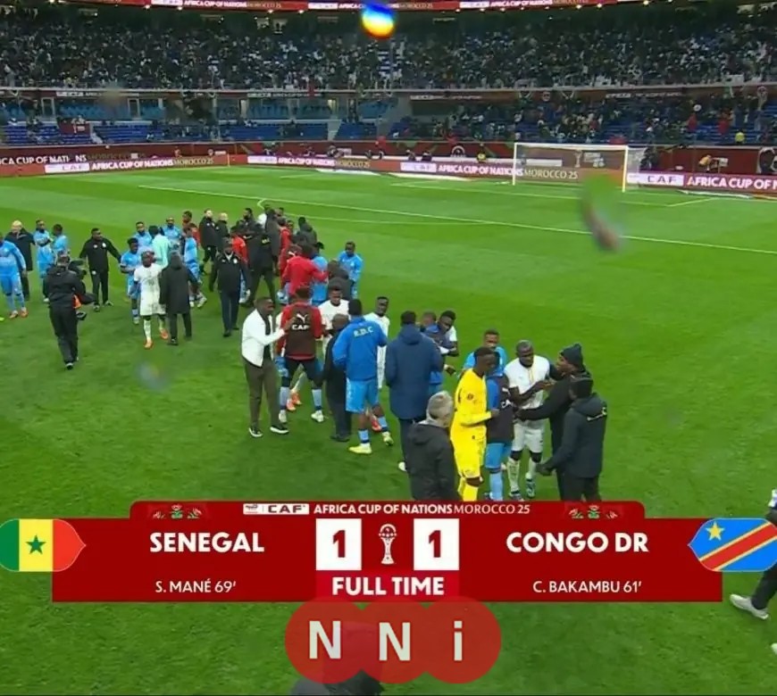 التعادل الإيجابي يسيطر على مواجهة السنغال والكونغو الديمقراطية في كأس أمم أفريقيا