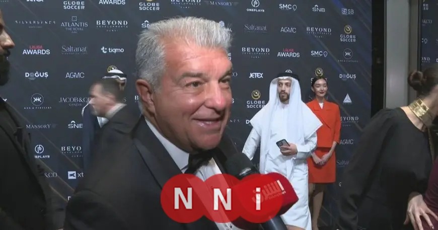 جوان لابورتا رئيس برشلونة يؤكد: نسعى لتكرار إنجازات الموسم الماضي