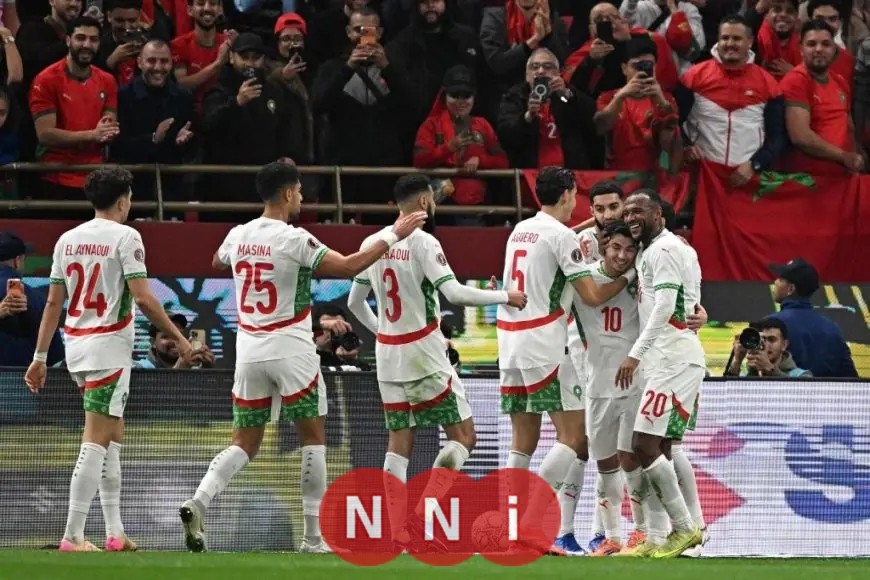 المغرب ضد زامبيا: أسود الأطلس يتألقون بثنائية نظيفة في الشوط الأول