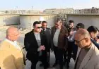 وزير الإسكان يزور مشروع تحسين محطة تنقية مياه الشرب في الشيخ زايد لرفع كفاءتها