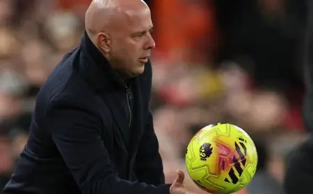 سلوت محبط بعد تعادل ليفربول ويثير التساؤلات حول قرار ركلة الجزاء