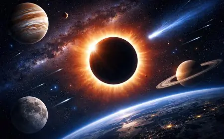 كسوف الشمس 2026: عام مليء بالظواهر الفلكية النادرة واللافتة للنظر