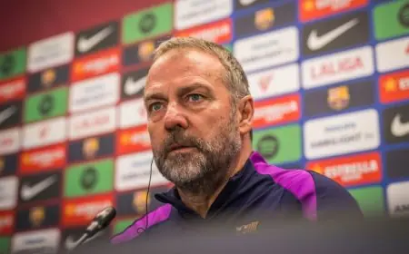 هانزي فليك يكشف احتياج برشلونة لمدافع وجوان غارسيا يواجه أجواء الديربي بلا خوف