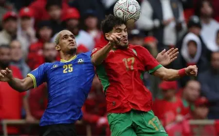تنزانيا تبهر المغرب وتألق حكيمي في الشوط الأول من ثمن نهائي كأس إفريقيا