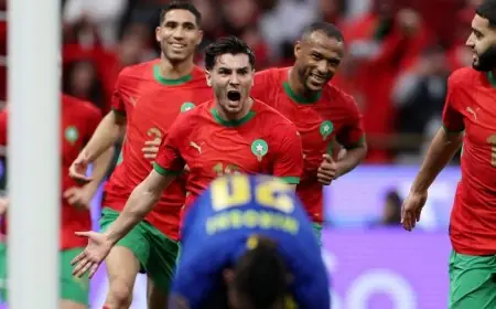 براهيم دياز يتألق ويدفع المغرب للتأهل إلى ربع نهائي كأس أمم إفريقيا