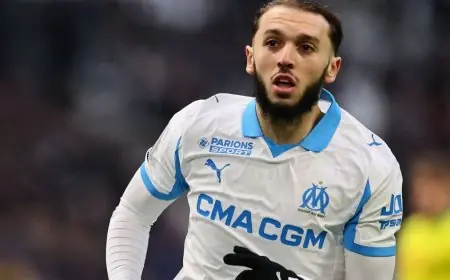 عودة أمين غويري “الغائب عن كأس إفريقيا” في هزيمة مارسيليا بـ9 لاعبين