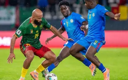 مبيومو يصطدم بزميله مزراوي ويوجه تحذيراً للكاميرون بشأن قوة المغرب