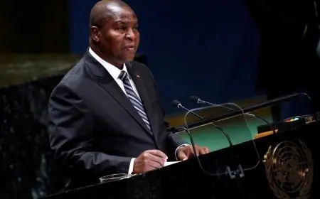 رئيس جمهورية أفريقيا الوسطى يحصد ولاية جديدة بفوز ساحق