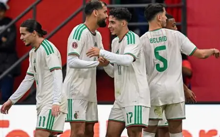 التشكيلة الرسمية للمنتخب الجزائري أمام الكونغو الديمقراطية في كأس أمم أفريقيا 2025