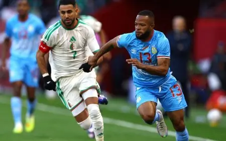 الجزائر والكونغو الديمقراطية يتقاسمان النقاط في شوط أول حذر