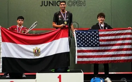وزير الرياضة يهنئ نجوم الإسكواش المصريين بفوزهم في بطولة إنجلترا