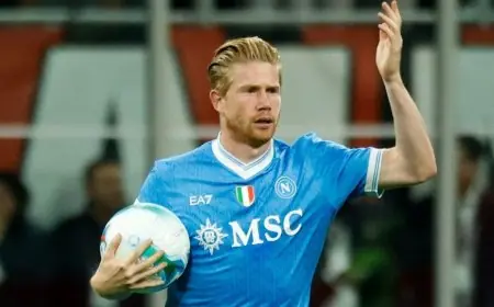 ما مصير كيفن دي بروين؟ الانتقال المحتمل من نابولي إلى دوري روشن السعودي