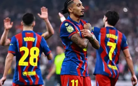 رافينيا يؤكد: برشلونة في أوج قوته ومستعد لتحدي بلباو وأي منافس