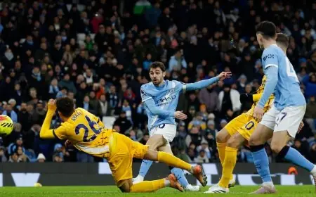 مانشستر سيتي يتعثر مجددًا للمرة الثالثة وأستون فيلا يفشل في استغلال فرصة ذهبية