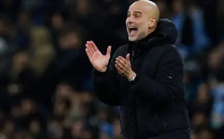 غوارديولا: الأداء مثالي لكن نقص الأهداف يعرقلنا