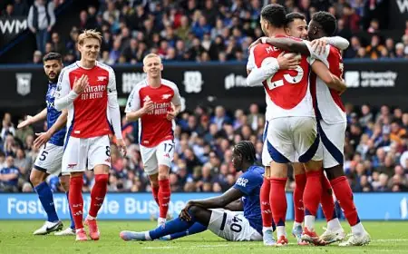 التشكيل المتوقع لأرسنال في مواجهة ليفربول في قمة الدوري الإنجليزي الممتاز