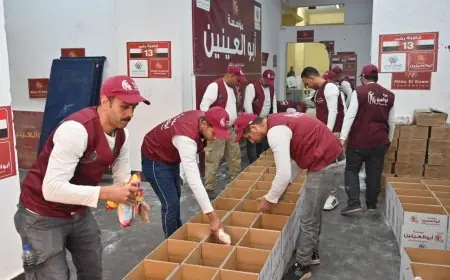 مؤسسة أبو العينين تجهز القافلة 13 لدعم غزة ضمن التحالف الوطني للعمل الأهلي والتنموي