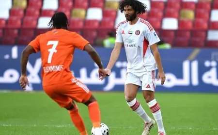 الجزيرة يتألق بفوز ثلاثي على عجمان بمشاركة النجم النني في الدوري الإماراتي