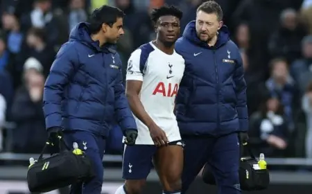 تفاصيل صادمة عن إصابة محمد قدوس نجم توتنهام ومدة غيابه الطويلة