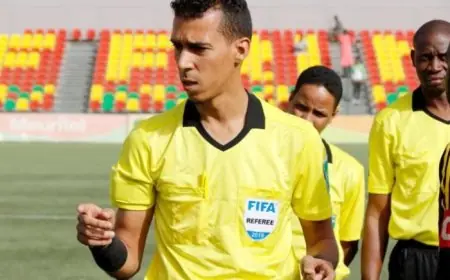 تعرف على دحان بيدة الحكم الرسمي لمواجهة المغرب والكاميرون في ربع نهائي أمم أفريقيا