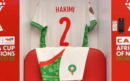 حكيمي يبرز في تشكيلة المغرب لمواجهة الكاميرون بربع نهائي كأس إفريقيا