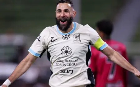 كريم بنزيما يتألق في مباراة الاتحاد والخلود واكتشاف مفاجئ في المركز الثاني