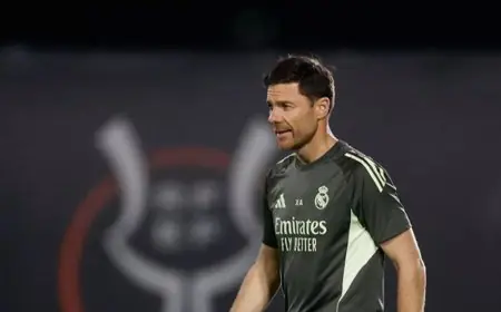 تشابي ألونسو: قرار حكيم بشأن مشاركة كيليان مبابي في نهائي السوبر الإسباني