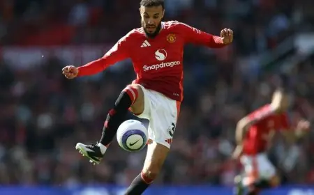 يوفنتوس يتابع تطورات نصير مزراوي في مانشستر يونايتد