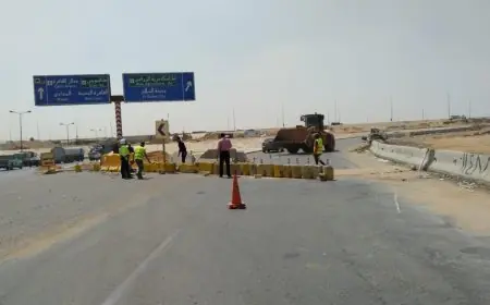 إغلاق كلي للطريق الدائري القوس الغربي بالجيزة لمدة 21 يومًا في الاتجاهين