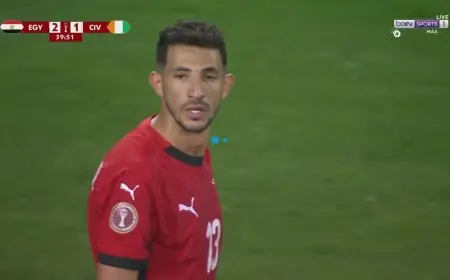أحمد فتوح يحرز هدفًا عكسيًا يمنح الأفيال التفوق على منتخب مصر في مواجهة كوت ديفوار