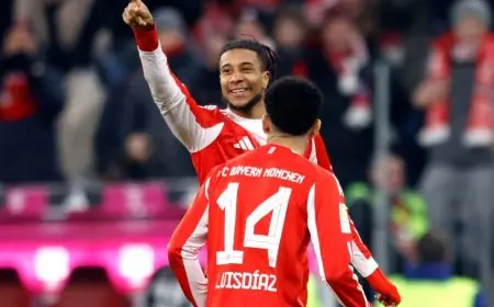 بايرن يسحق فولفسبورغ بثمانية أهداف ويؤكد صدارته للدوري الألماني