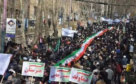 مظاهرات حاشدة للشعب الإيراني ظهر الاثنين للتنديد بجرائم الشغب والإرهاب