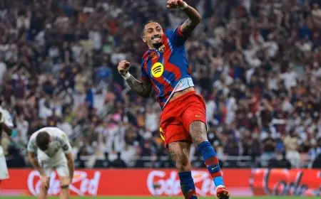 رافينيا يتألق ويقود برشلونة للتتويج بكأس السوبر ضد ريال مدريد في جدة