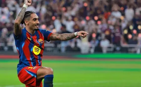 رافينيا يحتفل بهدف السوبر: الحظ ينصف الذين يجتهدون