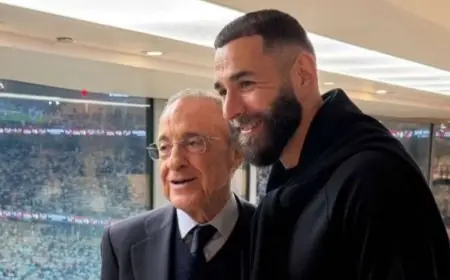كريم بنزيما يقدم نصائح ذهبية لرئيس ريال مدريد فلورنتينو بيريز
