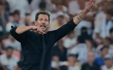 سيميوني يعتذر لفلورنتينو وفينيسيوس بعد تصرفه الأخير