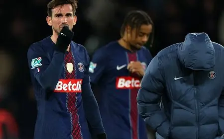 باريس سان جيرمان يخرج من كأس فرنسا في مفاجأة كبرى أمام فريق صغير العاصمة