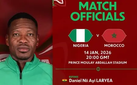 لاريا يواجه نيجيريا بعد الجدل ضد الكاميرون في لقاء مثير مع المغرب