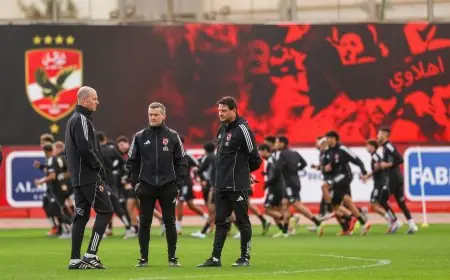 الأهلي يستعد بقوة لمواجهة طلائع الجيش في التدريبات اليومية