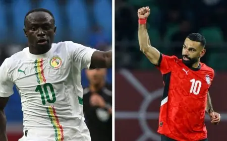 منافسة نارية بين محمد صلاح وساديو ماني بأرقام متقاربة في كأس إفريقيا