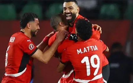 التشكيلة المصرية تظل ثابتة أمام السنغال في كأس الأمم الإفريقية مصر